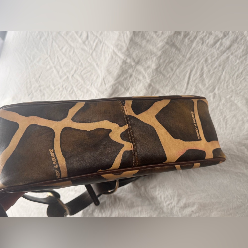 Dooney & Bourke Giraffe Print Shoulder Bag - Picture 7 of 12